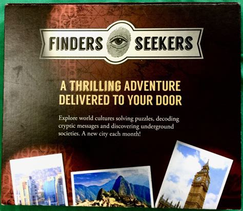 finders seekers mystery box